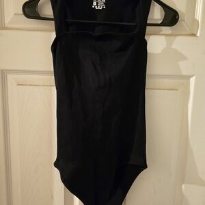 #166 Elegant Black Women's Bodysuit